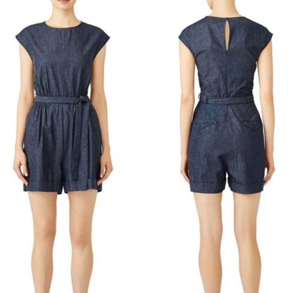 Elk Speckled Denim Romper **No Belt** Size 10
